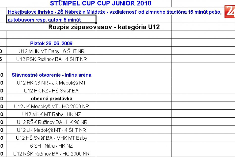 Stumpel cup Junior 2010